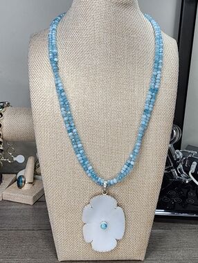 Handcrafted Larimar Set